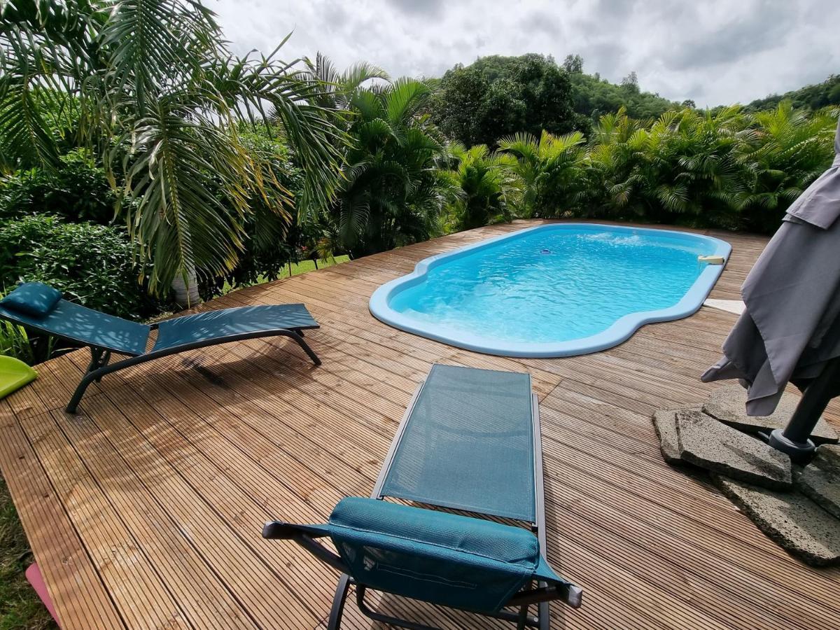 לה ווקלה Le Goyav' Appart Avec Piscine Et Jacuzzi Au Vauclin מראה חיצוני תמונה